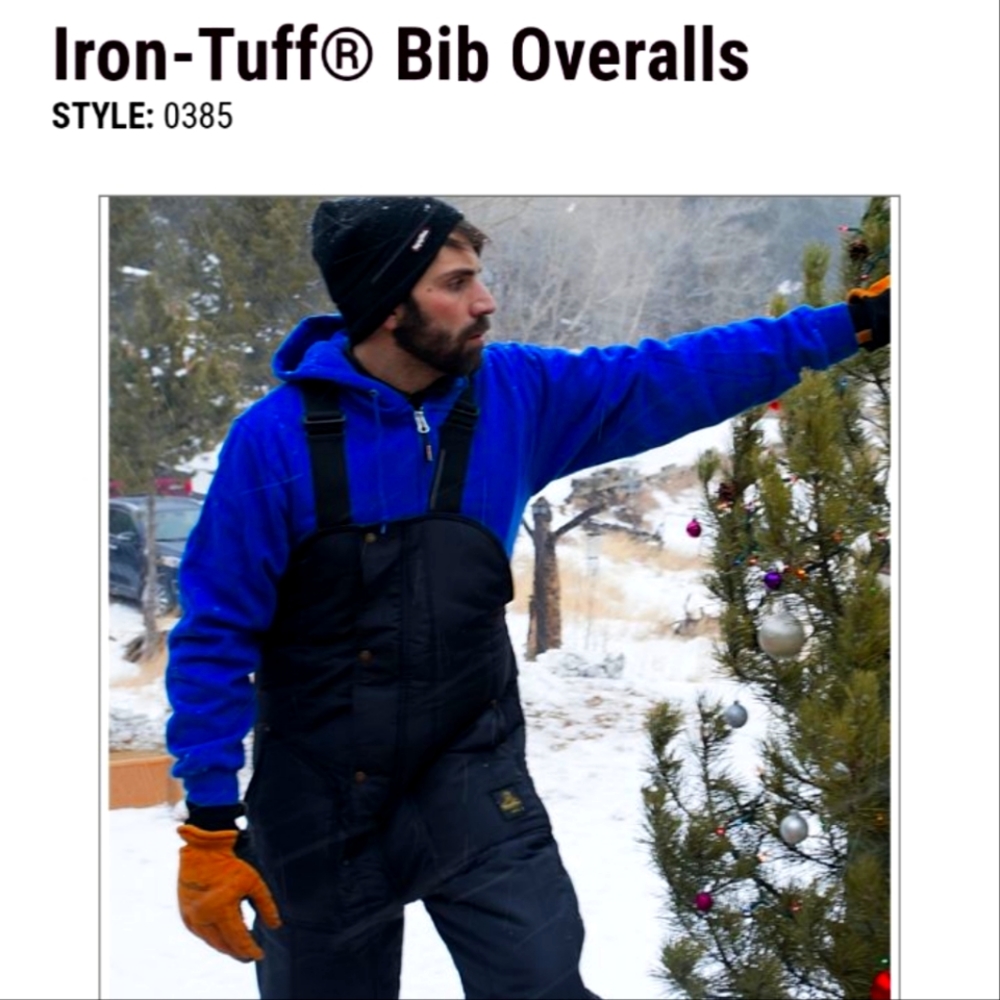 Iron Tough Bib overalls